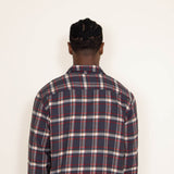 Patagonia Men's Cotton in Conversion Fjord Flannel Shirt in Grey/Black