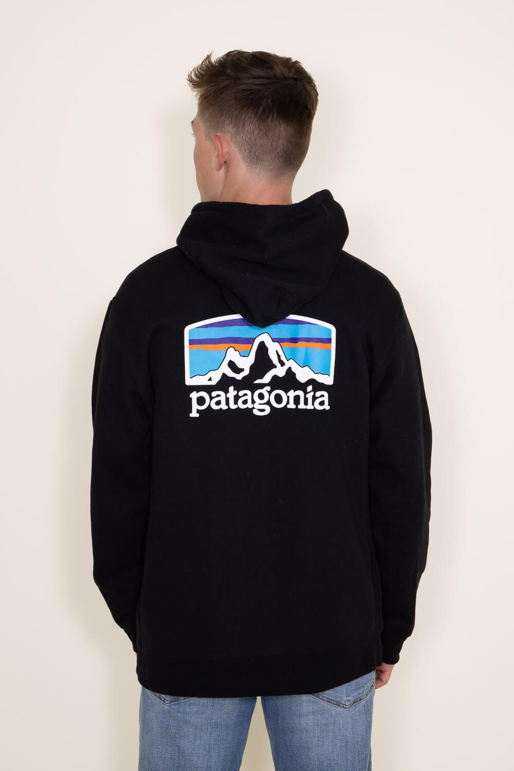 Patagonia Men's Fitz Roy Horizon Uprisal Hoodie in Black | 39619-BLK –  Glik's