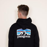 Patagonia Men’s Fitz Roy Horizon Uprisal Hoodie in Black