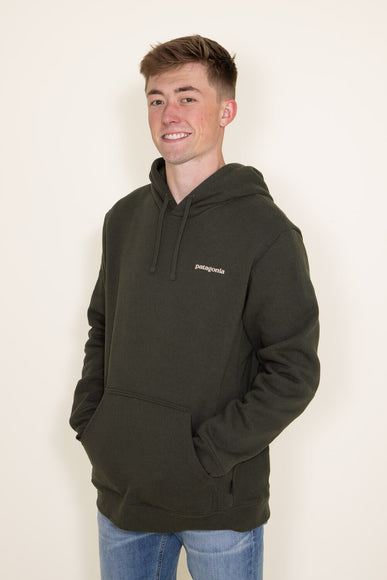Patagonia Men’s Fitz Roy Icon Uprisal Hoodie in Green