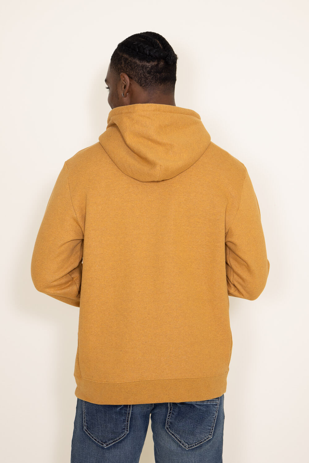 Patagonia Men's P-6 Logo Uprisal Hoodie in Mango Yellow