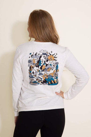 Patagonia Women’s Long Sleeve How To Slide Responsibili-Tee in White