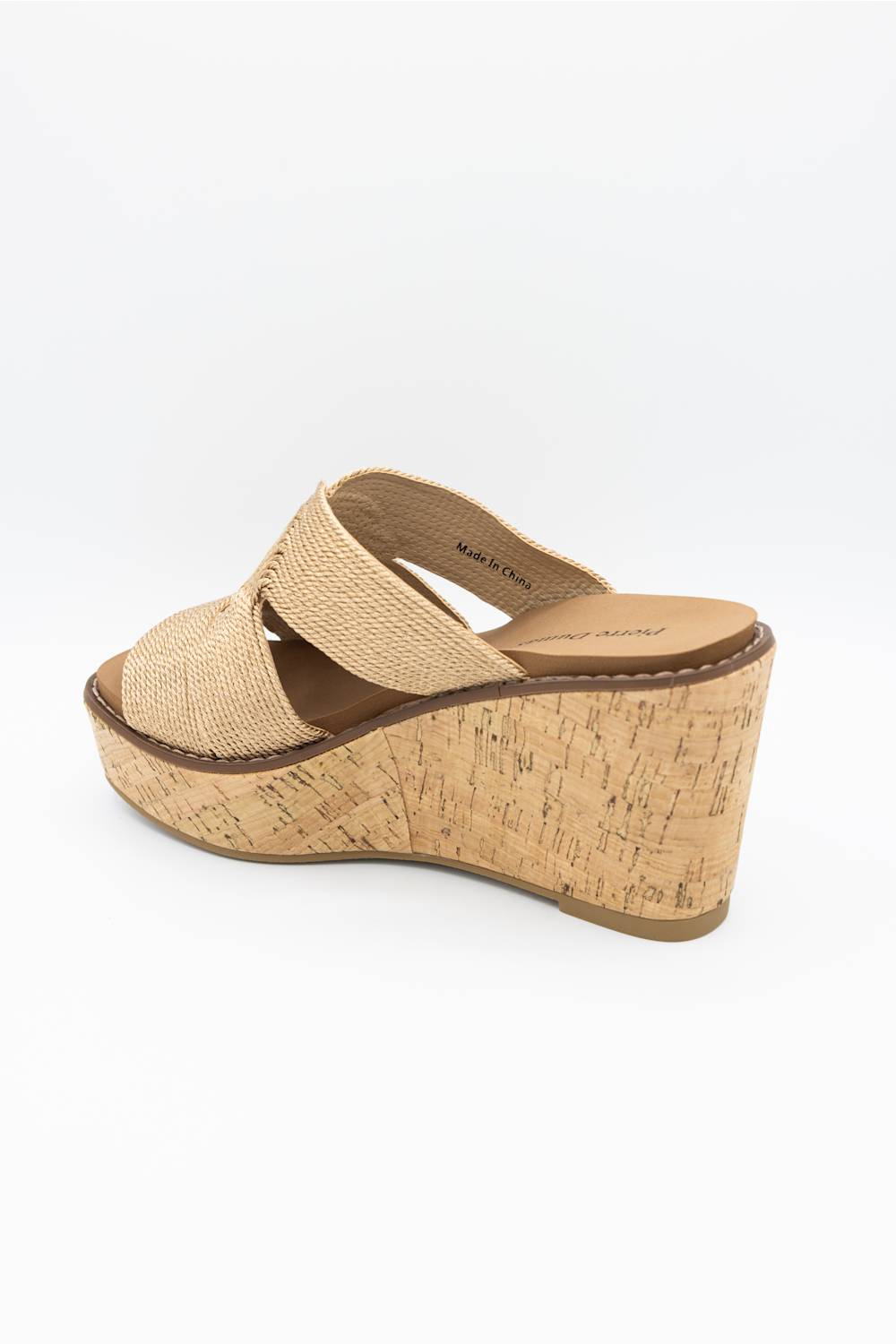 Pierre Dumas Flynn Wedges for Women in Rose Gold