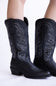 Pierre Dumas Dixie Western Tall Boots for Women in Black