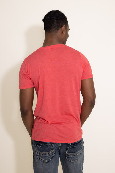 Basic Crewneck T-Shirt for Men in Red