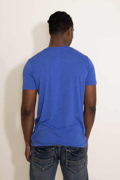 Basic Crewneck T-Shirt for Men in Cobalt Blue