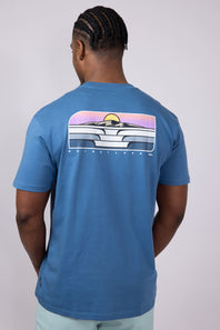 Quiksilver Frames T-Shirt for Men in Blue