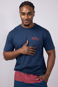 Quiksilver Pacifico Search For Beauty T-Shirt for Men in Navy