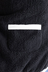 Two Tone Pullover for Women in Black