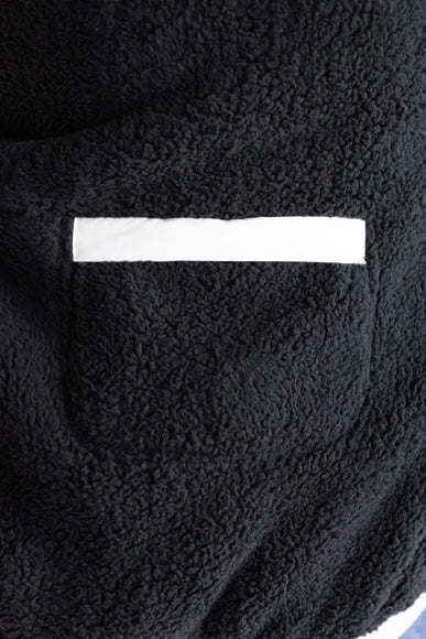 Two Tone Pullover for Women in Black