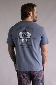 Jetty Raw Bar T-Shirt for Men in Fog