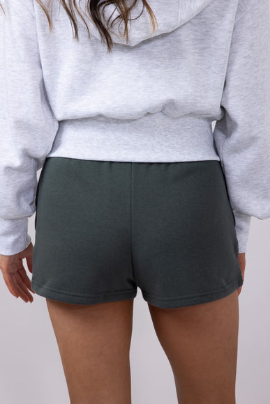 1897 Active Basic Fleece Shorts for Women in Green