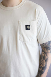 Carhartt Irvine Relaxed Camo T-Shirt for Men in Oatmilk