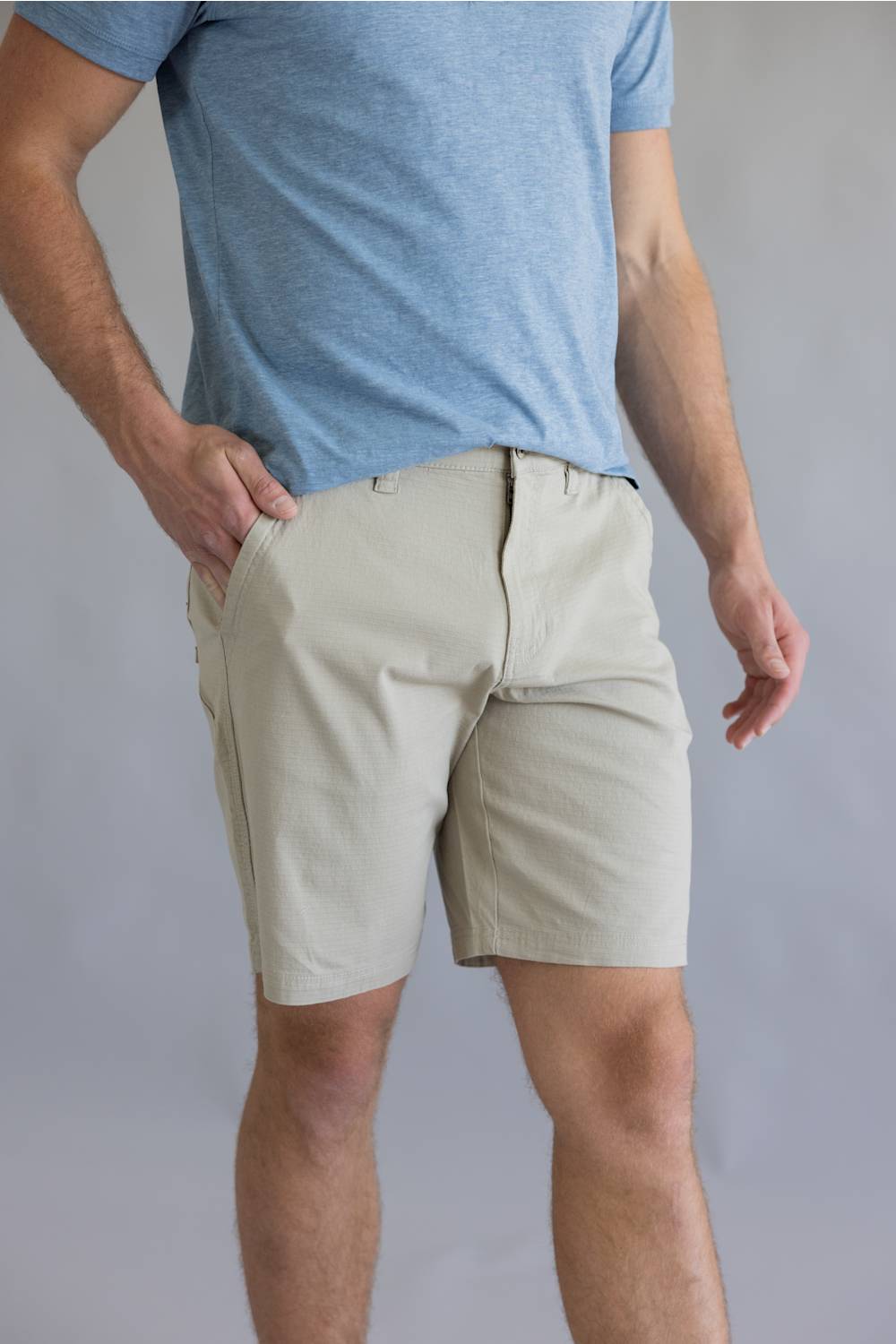 Weatherproof Vintage Ripstop Shorts for Men in Birch