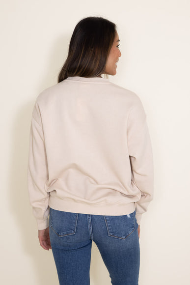 Hampton Fleece Sweatshirt for Women in Cream