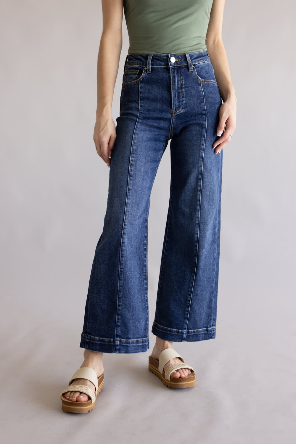 Risen High Rise Trouser Jeans for Women