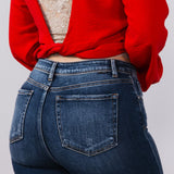 Risen Jeans High Rise Bootcut Jeans for Women