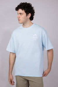 Royal Palms T-Shirt for Men in Light Blue