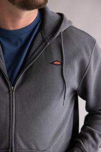 Quiksilver Saltwater Zip Hoodie for Men in Iron Gate