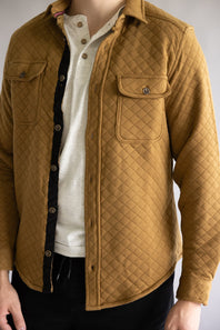 1897 Original Quilted Shirt Jacket for Men in Earth