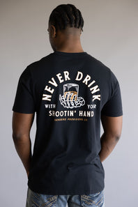 Sendero Provisions Co Shootin Hand T-Shirt for Men in Black