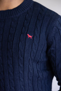 Simply Southern Grayson Sweater for Men in Navy