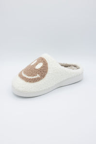  MIA Cozi Smiley Slippers for Women in Cocoa