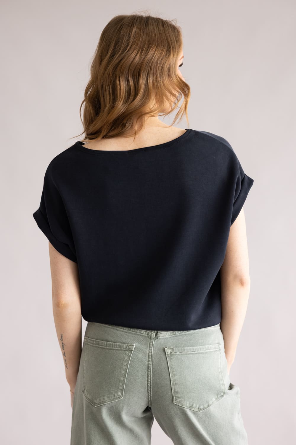 Soft Touch Top for Women in Black