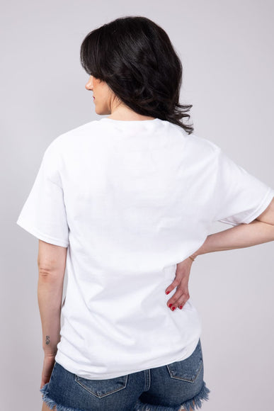 Sardines Lemon Oversized T-Shirt for Women in White