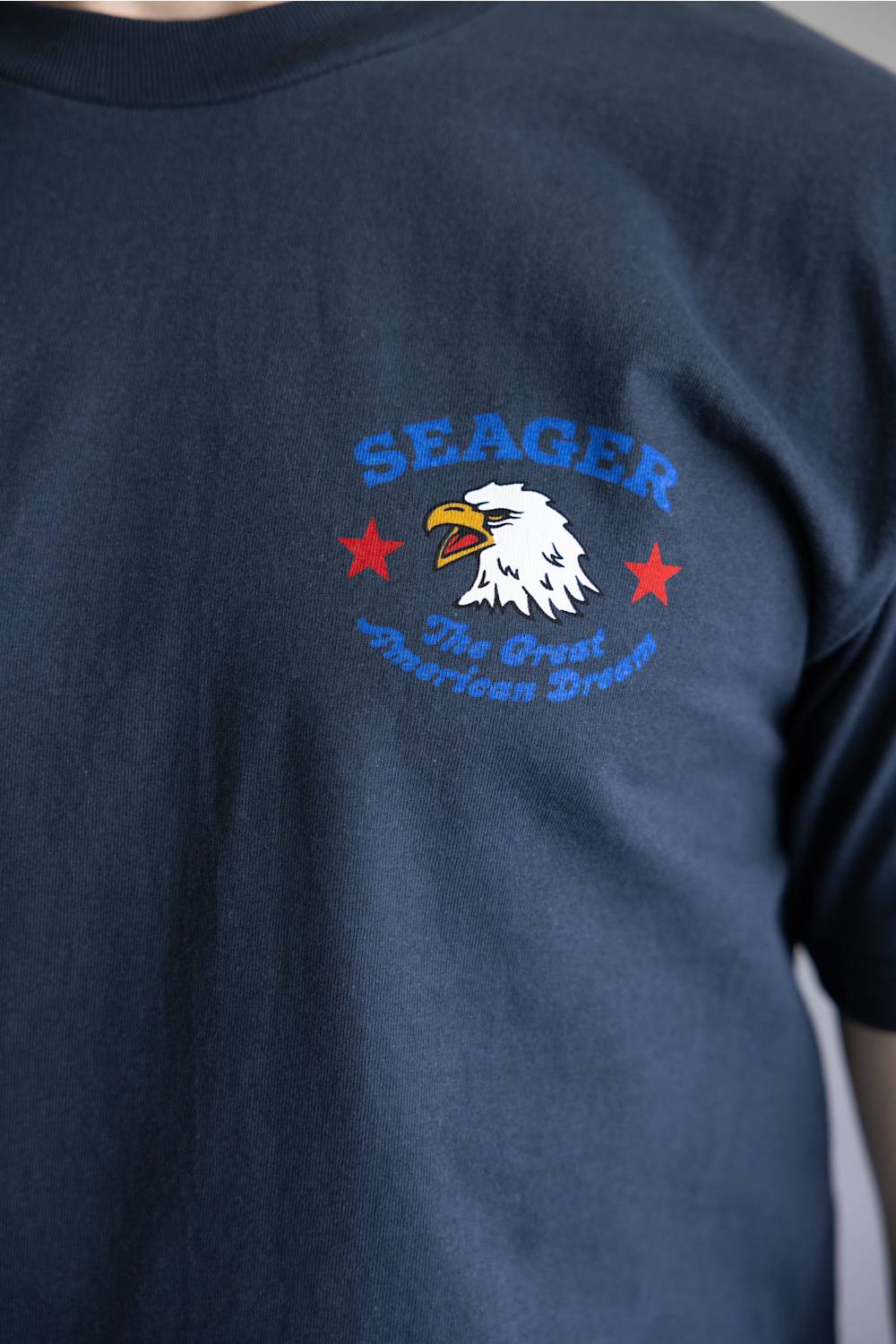 Seager Great American Dream T-Shirt for Men in Navy