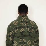 Sherpa 1/4 Zip for Men in Olive