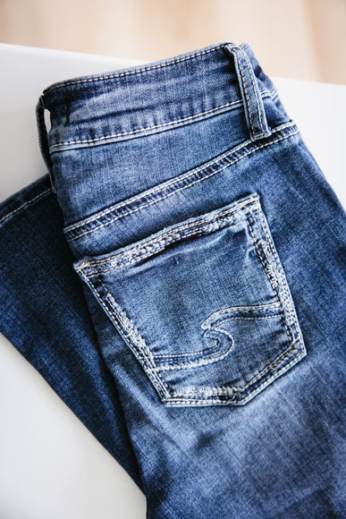 Silver Jeans Avery Straight High Rise Jeans for Women