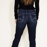 Silver Jeans Boyfriend Mid-Rise Slim Leg Jeans for Women