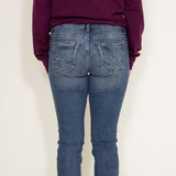 Silver Jeans Girlfriend Mid Rise Slim Leg Jeans for Women