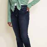 Silver Jeans Mid-Rise Slim Leg Boyfriend Jeans for Women