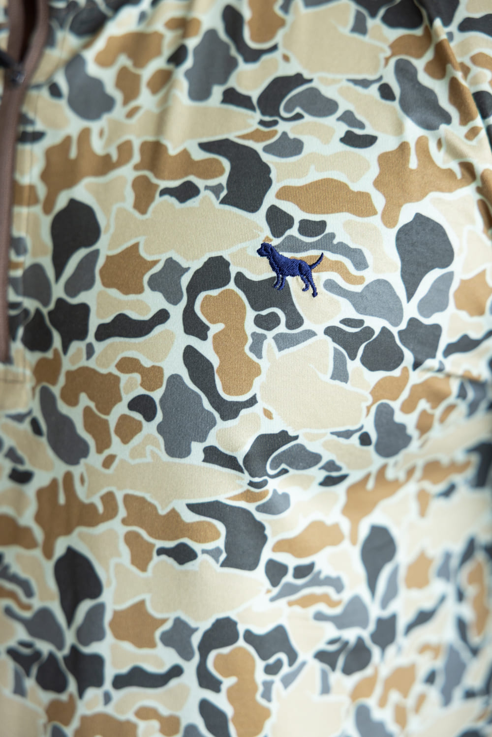 Simply Southern Camo ¼ Zip Neck for Men in Green | 0225-MN-QTRZIP