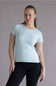 Simply Southern Double Layer T shirt light blue