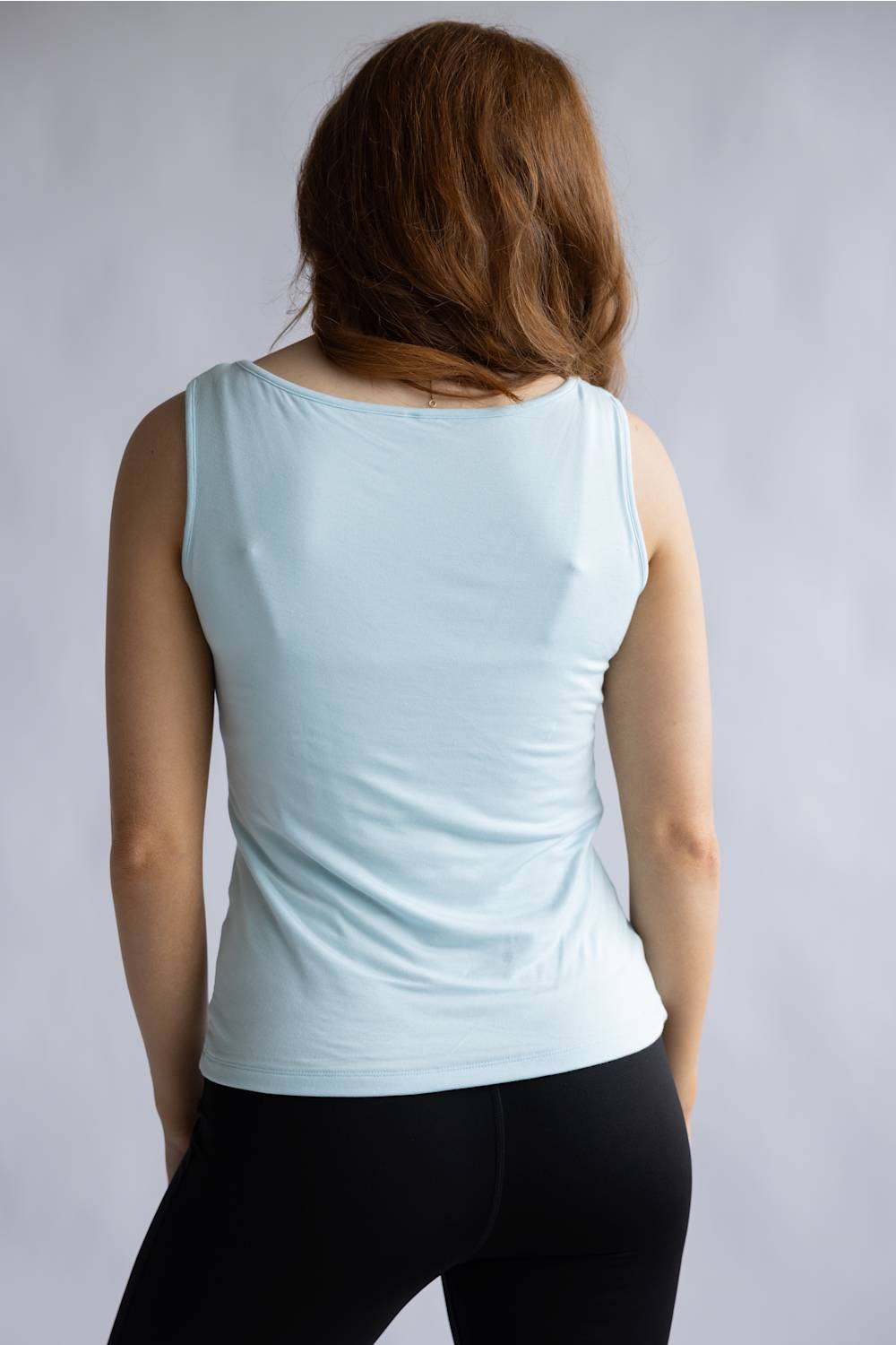 Simply Southern Double Layer Tank for Women in Light Blue