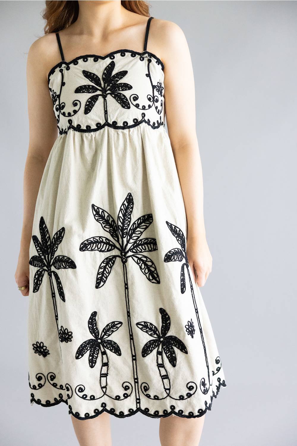 Simply Southern Embroidered Dress for Women in Linen