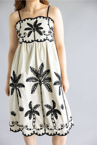Simply Southern Embroidered Dress for Women in Linen