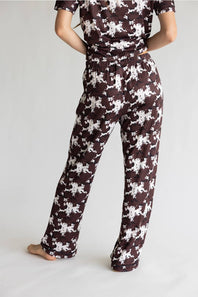 Simply Southern Everyday Simply Soft Pajama Pants for Women in Cow Print