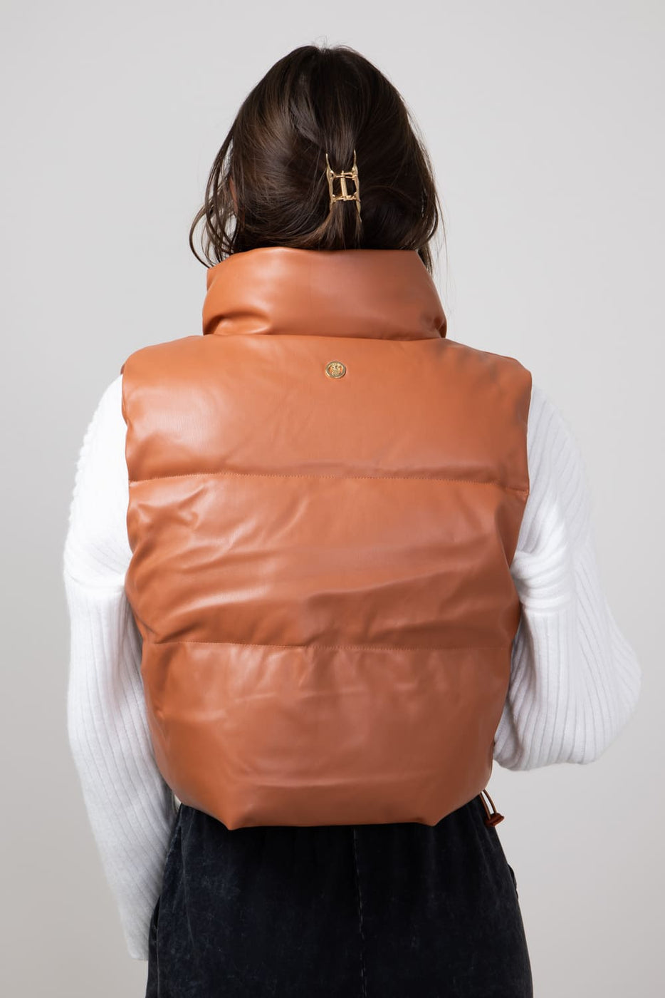 00s share spirit leather puffer vest ベスト 00s share spirit leather puffer vest ベスト