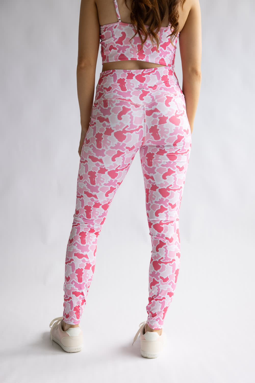Simply Southern Full Length Leggings for Women in Pink Camo