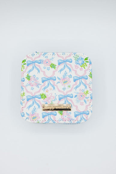 Simply Southern Jewelry Box Case in Blue Ribbon