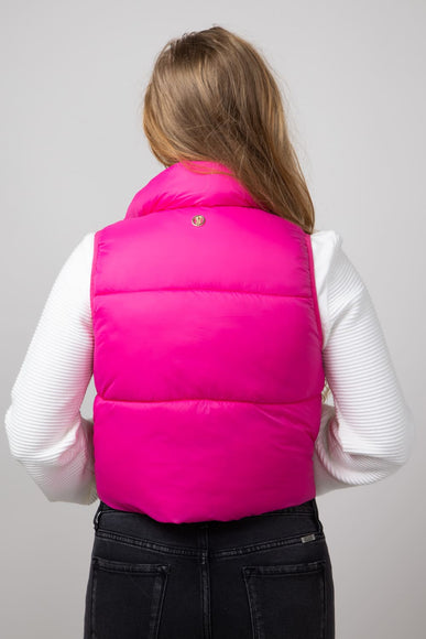 Simply Southern Lightweight Packable Vest for Women in Hot Pink