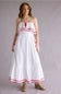 Simply Southern nautical dress white red