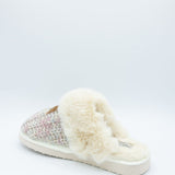 Simply Southern Open Slippers for Women in Light Grey