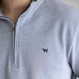 Simply Southern ¼ Zip Neck for Men in Grey | 0225-MN-QTRZIP-GRAY