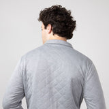 Simply Southern Quilted Shacket for Men in Ash
