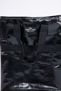 Simply Southern Rolling Tote Bag in Black